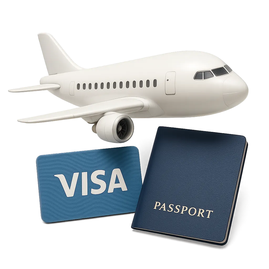 Happy traveler at beautiful destination