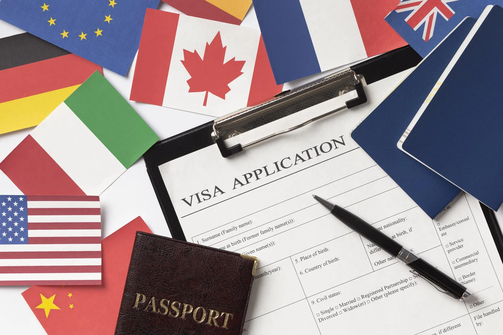 Visa services and processing